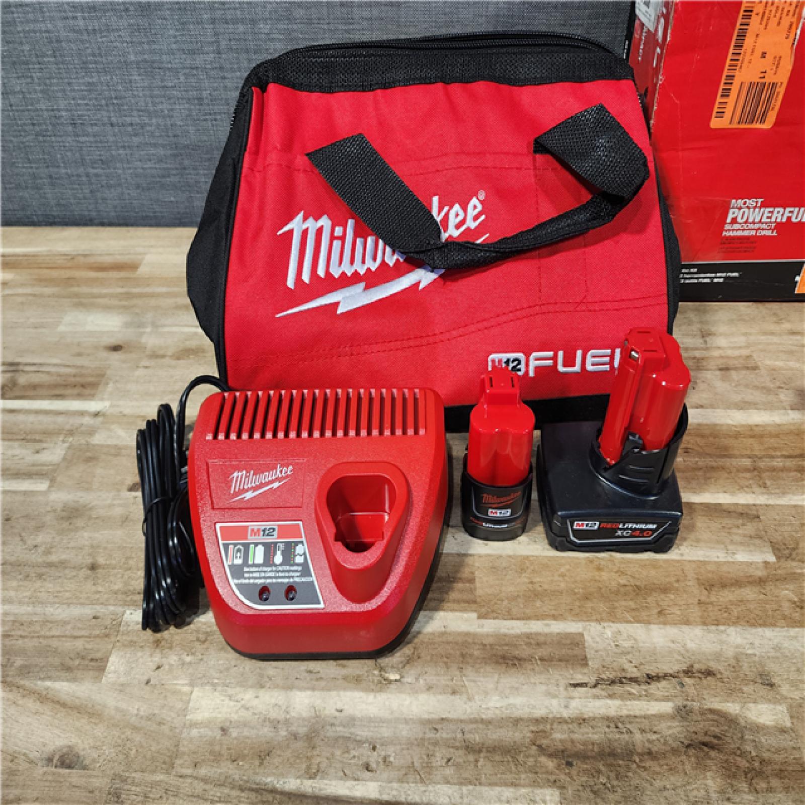 HOUSTON LOCATION - AS-IS (APPEARS LIKE NEW) Milwaukee FUEL 12-Volt Lithium-Ion Brushless Cordless Hammer Drill and Impact Driver Combo Kit