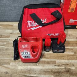 HOUSTON LOCATION - AS-IS (APPEARS LIKE NEW) Milwaukee FUEL 12-Volt Lithium-Ion Brushless Cordless Hammer Drill and Impact Driver Combo Kit