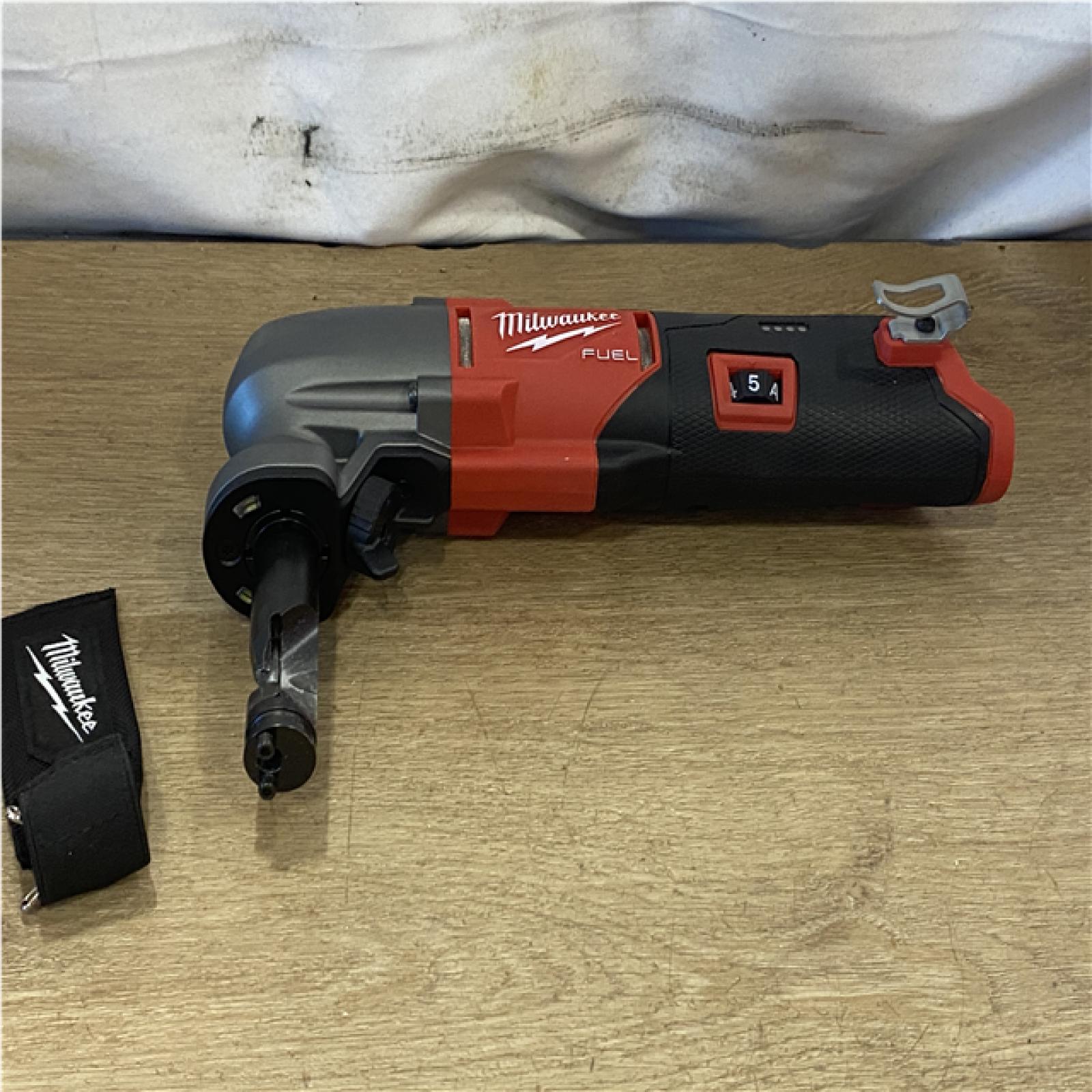 AS-IS Milwaukee FUEL 12-Volt Lithium-Ion Brushless Cordless 16-Gauge Variable Speed Nibbler (Tool-Only)