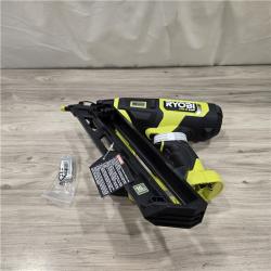 AS-IS Ryobi ONE+ HP 18V Cordless 15-Gauge 34° Angled Finish Nailer (Tool Only)