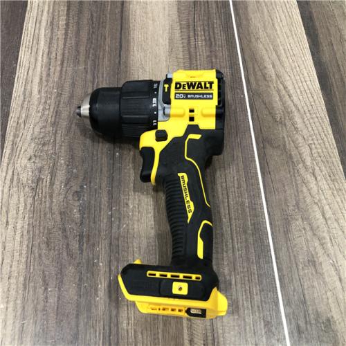 AS-IS DEWALT ATOMIC 20-Volt MAX Brushless Cordless 1/2 in. Hammer Drill (Tool-Only)
