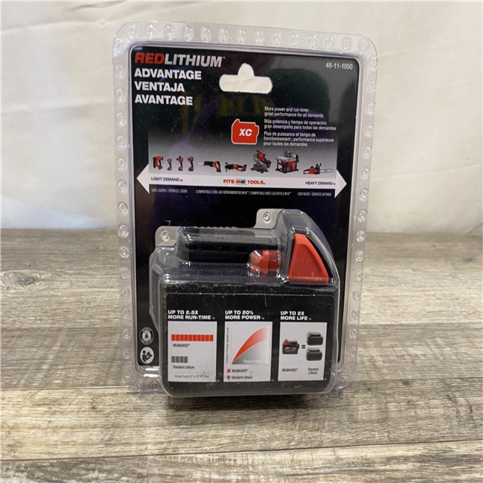 NEW - Milwaukee 18-Volt 5.0 Ah Lithium-Ion XC Extended Capacity Battery Pack