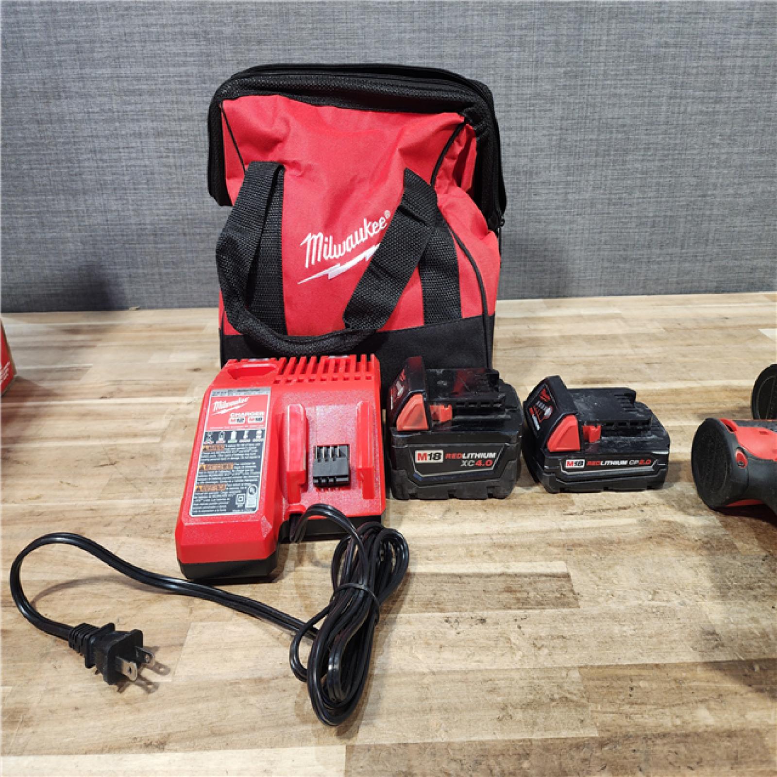 HOUSTON LOCATION - AS - IS Milwaukee 18-Volt Lithium-Ion Brushless Cordless Compact Hammer Drill/Impact Combo Kit