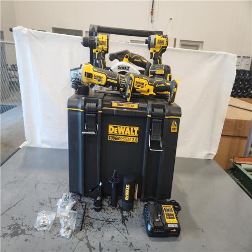 AS-IS- Dewalt 20-Volt MAX ToughSystem Lithium-Ion 6-Tool Cordless Combo Kit