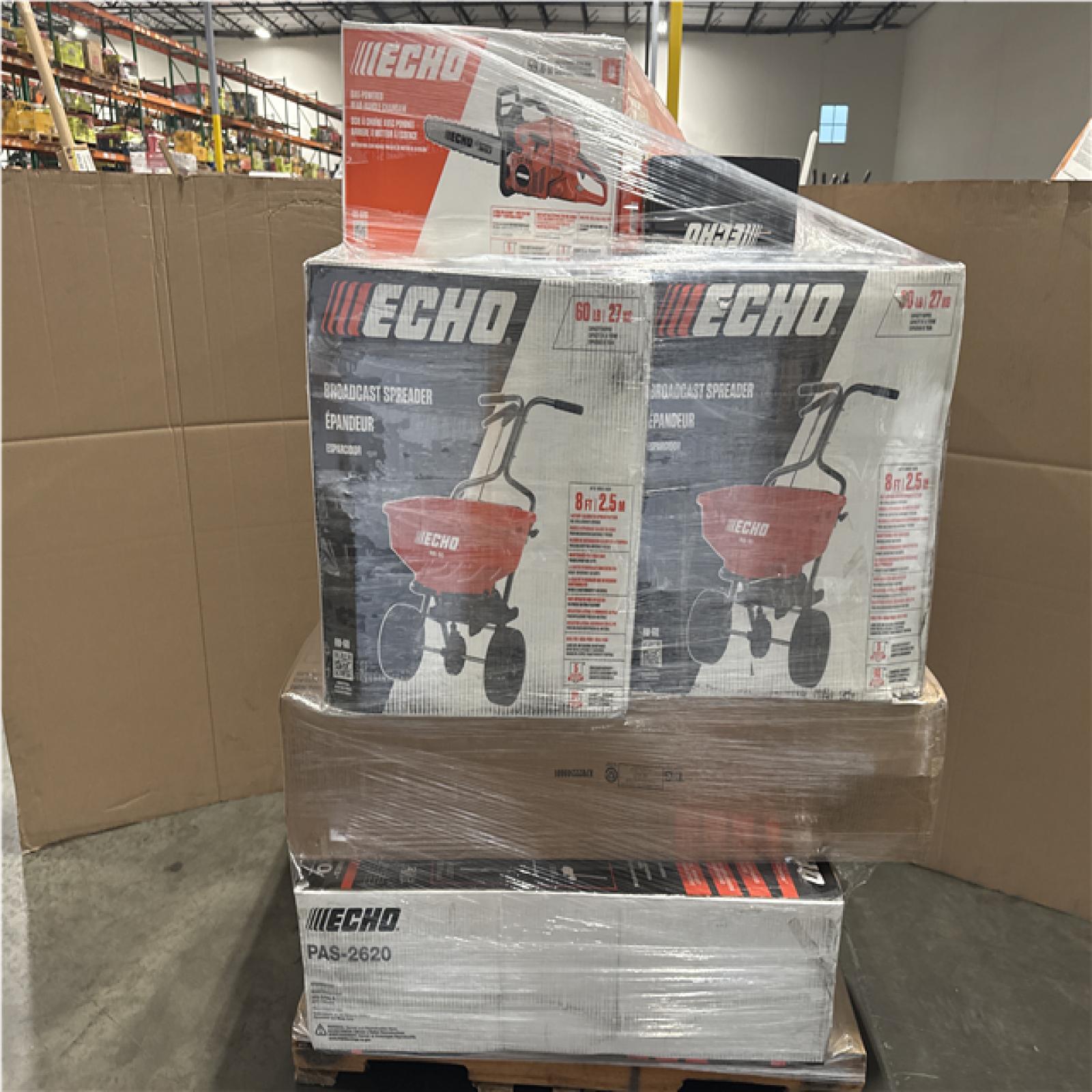 CALIFORNIA AS IS ECHO POWER EQUIPMENT PALLET