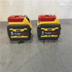 AS-IS - DEWALT FLEXVOLT 20-Volt/60-Volt MAX Lithium-Ion 6.0Ah Battery Pack (2-Pack)