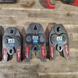HOUSTON LOCATION - AS-IS Milwaukee 2922-22M M18 FORCE LOGIC Press Tool Kit W/ One-Key with 1/4 -7/8  Streamline ACR Jaws