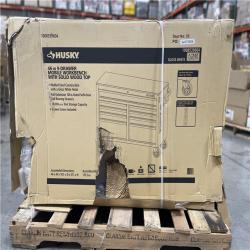 DALLAS LOCATION- AS-IS HUSKY 46IN 9 DRAWER WORKBENCH GLOSS WHITE