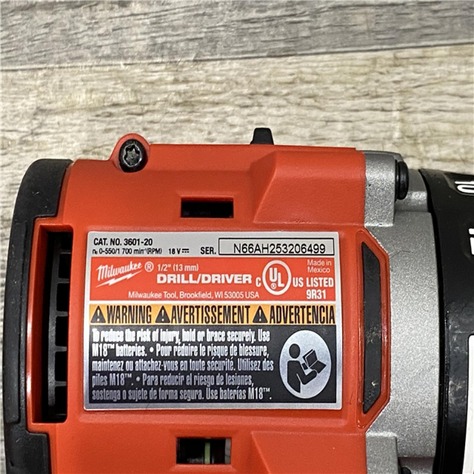 AS-IS Milwaukee 18V Lithium-Ion Brushless Cordless Compact Drill/Impact Combo Kit