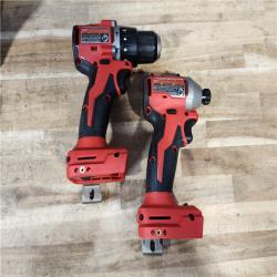 HOUSTON LOCATION - AS-IS Milwaukee 18-Volt Lithium-Ion Brushless Cordless Compact Hammer Drill/Impact Combo Kit