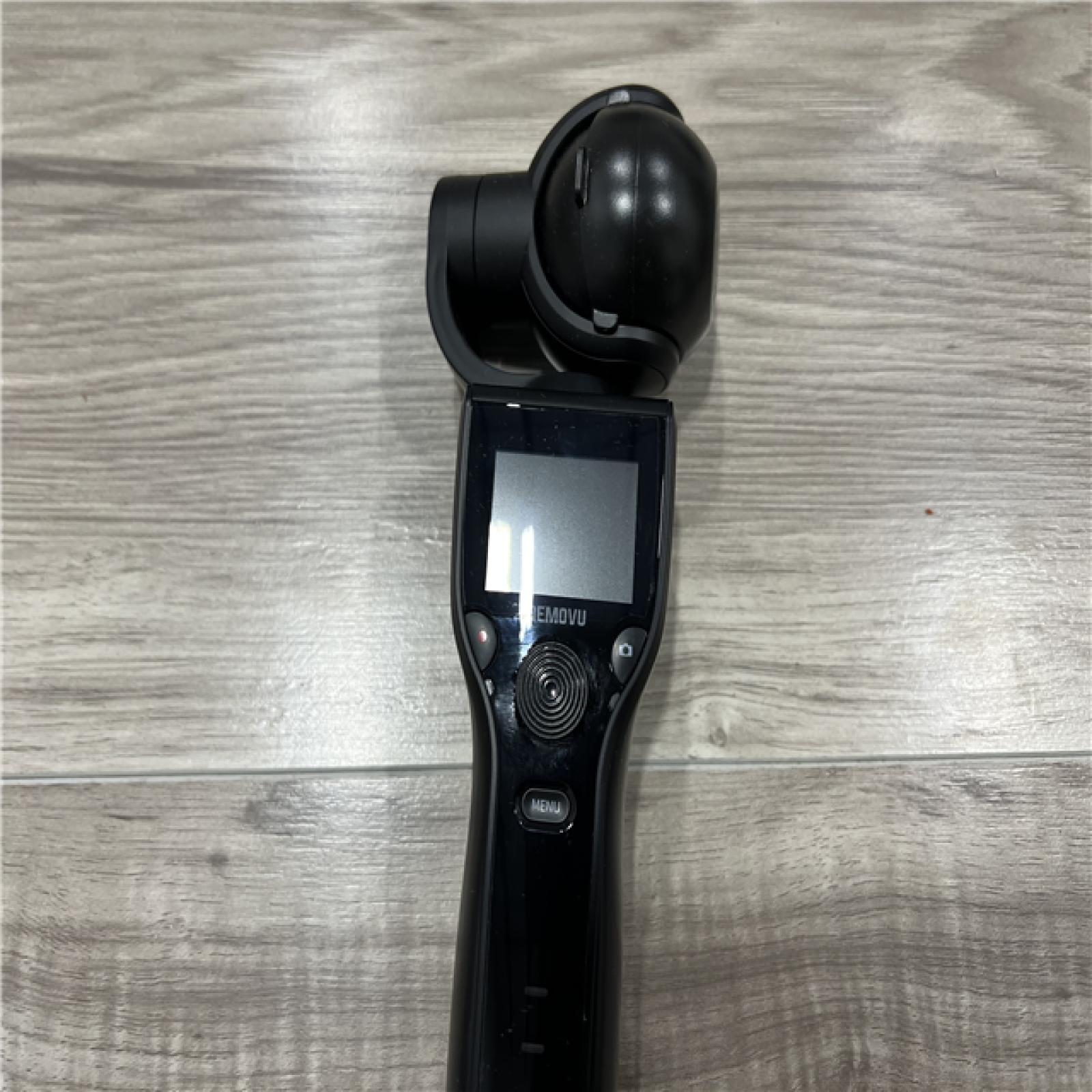 AS-IS REMOVU K1 4K Video Camera Camcorder with Integrated 3-Axis Gimbal Stabilizer