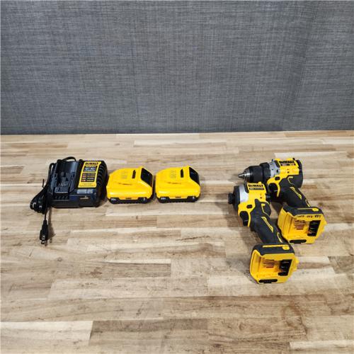 HOUSTON LOCATION - AS-IS DEWALT 2 TOOL COMBO KIT W/ (2) BATTERY & CHARGER