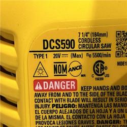 AS-IS DEWALT FLEXVOLT 60V MAX Cordless Brushless 7-1/4 in. Wormdrive Style Circular Saw (Tool Only)