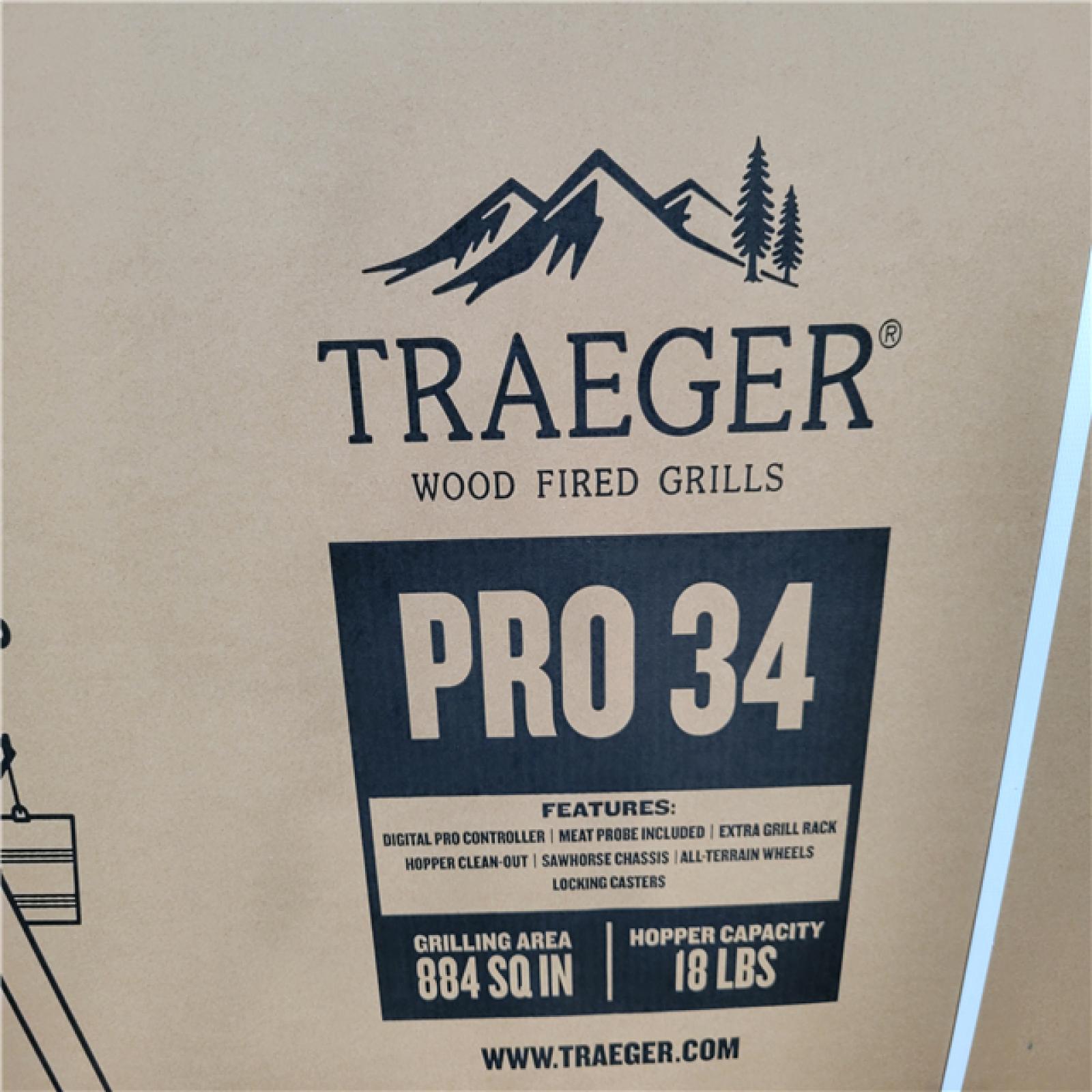 CALIFORNIA AS-IS Traeger Pro 34 Wood Pellet Grill and Smoker