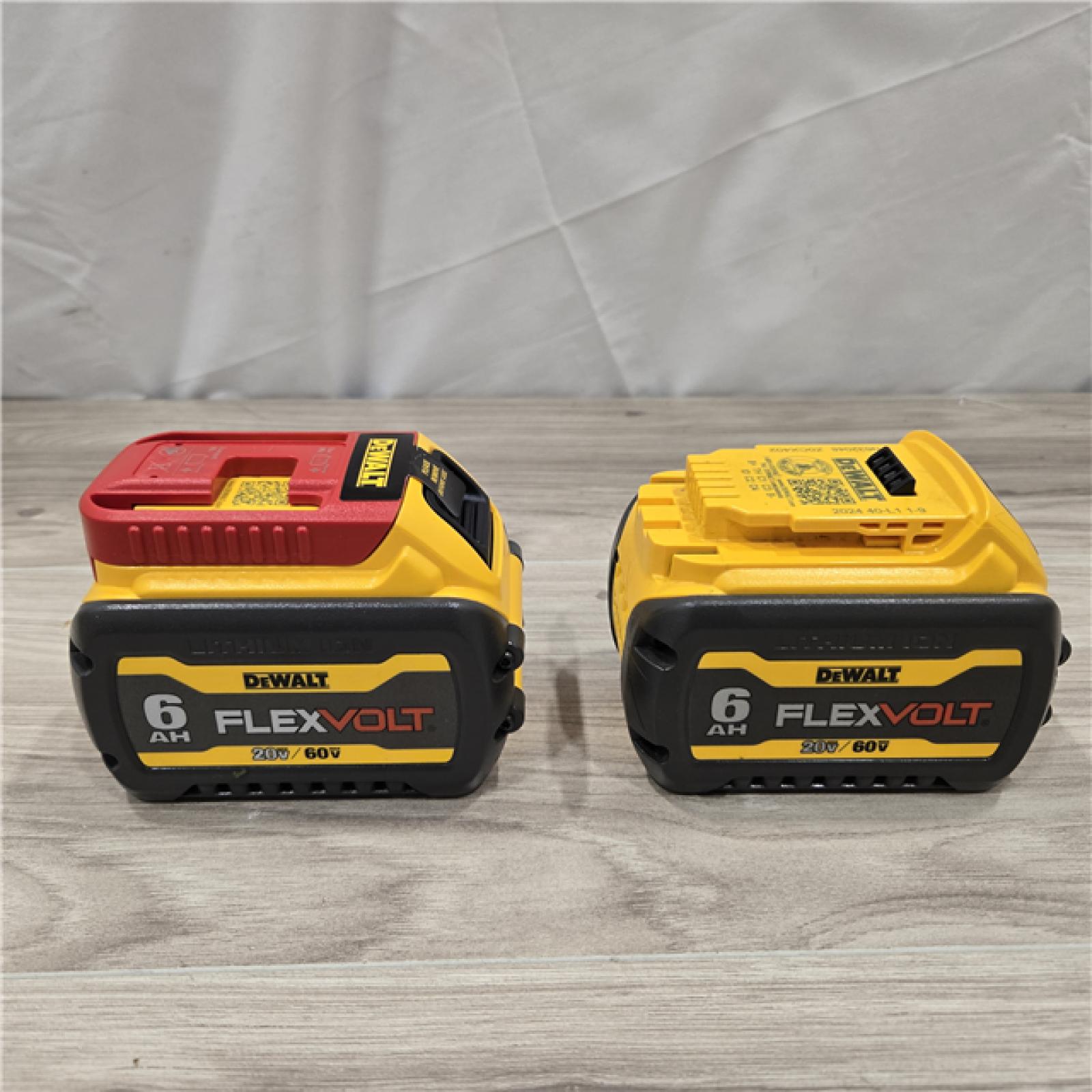 AS-IS DEWALT FLEXVOLT 20-Volt/60-Volt MAX 6.0Ah Battery Pack (2-Pack)