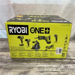 NEW - RYOBI ONE+ 18V Cordless 6-Tool Combo Kit