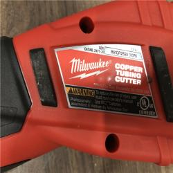 AS-IS Milwaukee M12 12V Lithium-Ion Cordless Copper Tubing Cutter (Tool-Only)