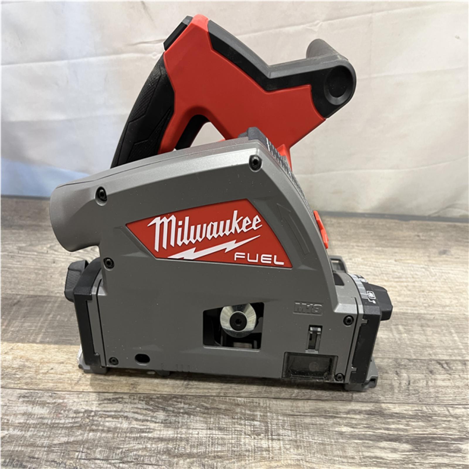 AS-IS Milwaukee FUEL 18V Lithium-Ion Cordless Brushless 6-1/2 in. Plunge Cut Track Saw (Tool-Only)