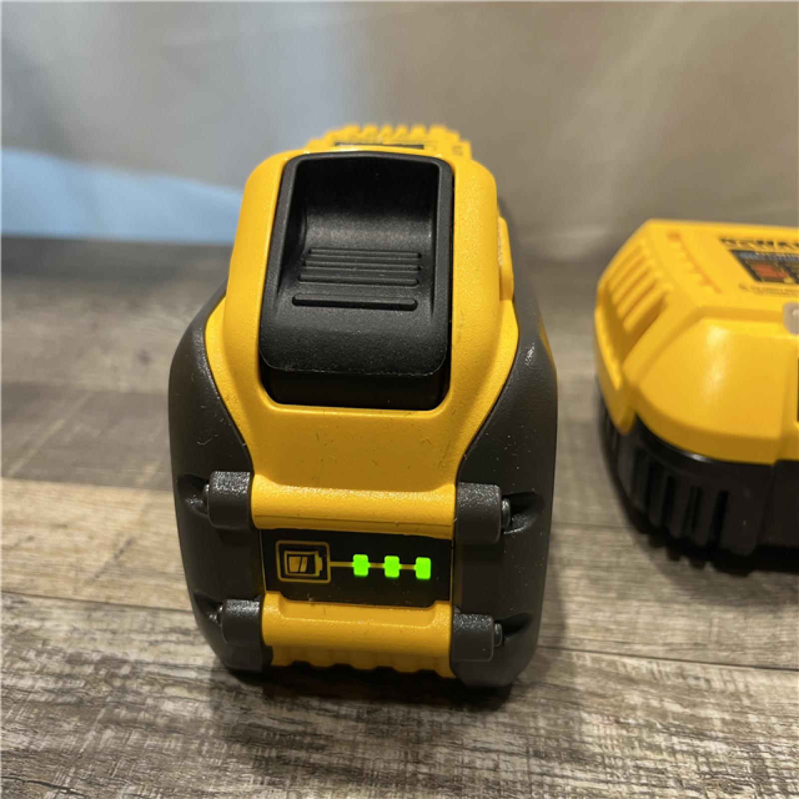 AS-IS DEWALT 20V/60V MAX FLEXVOLT Lithium-Ion 9.0Ah Battery and Charger Starter Kit