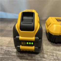 AS-IS DEWALT 20V/60V MAX FLEXVOLT Lithium-Ion 9.0Ah Battery and Charger Starter Kit