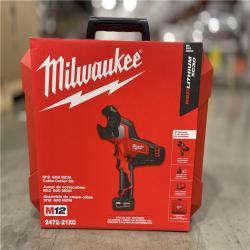 NEW! - Milwaukee M12 12V Lithium-Ion Cordless 600 MCM Cable Cutter Kit with One 3.0Ah Battery  Charger and Hard Case