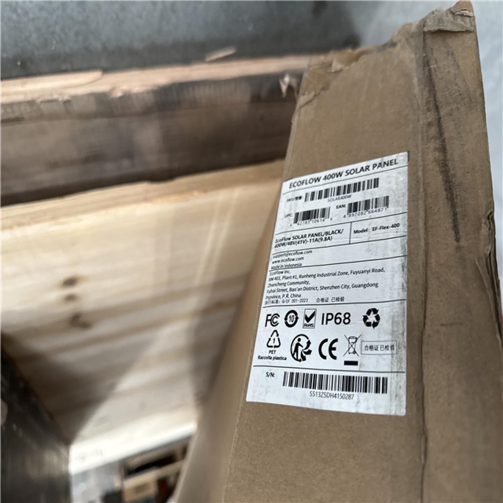 California AS-IS Ecoflow 7200W Battery Generator w/Solar Panel (Damaged Boxes)