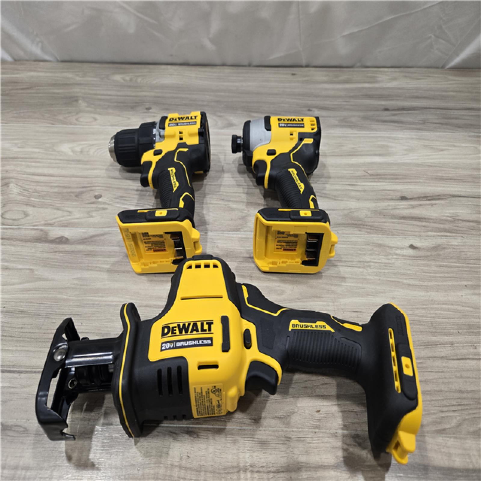 AS-IS DeWalt 20V MAX ATOMIC Cordless 4-Tool Combo Kit