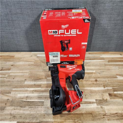 HOUSTON LOCATION - AS-IS (APPEARS LIKE NEW) Milwaukee FUEL 18-Volt Lithium-Ion Brushless Cordless Coil Roofing Nailer (Tool Only)
