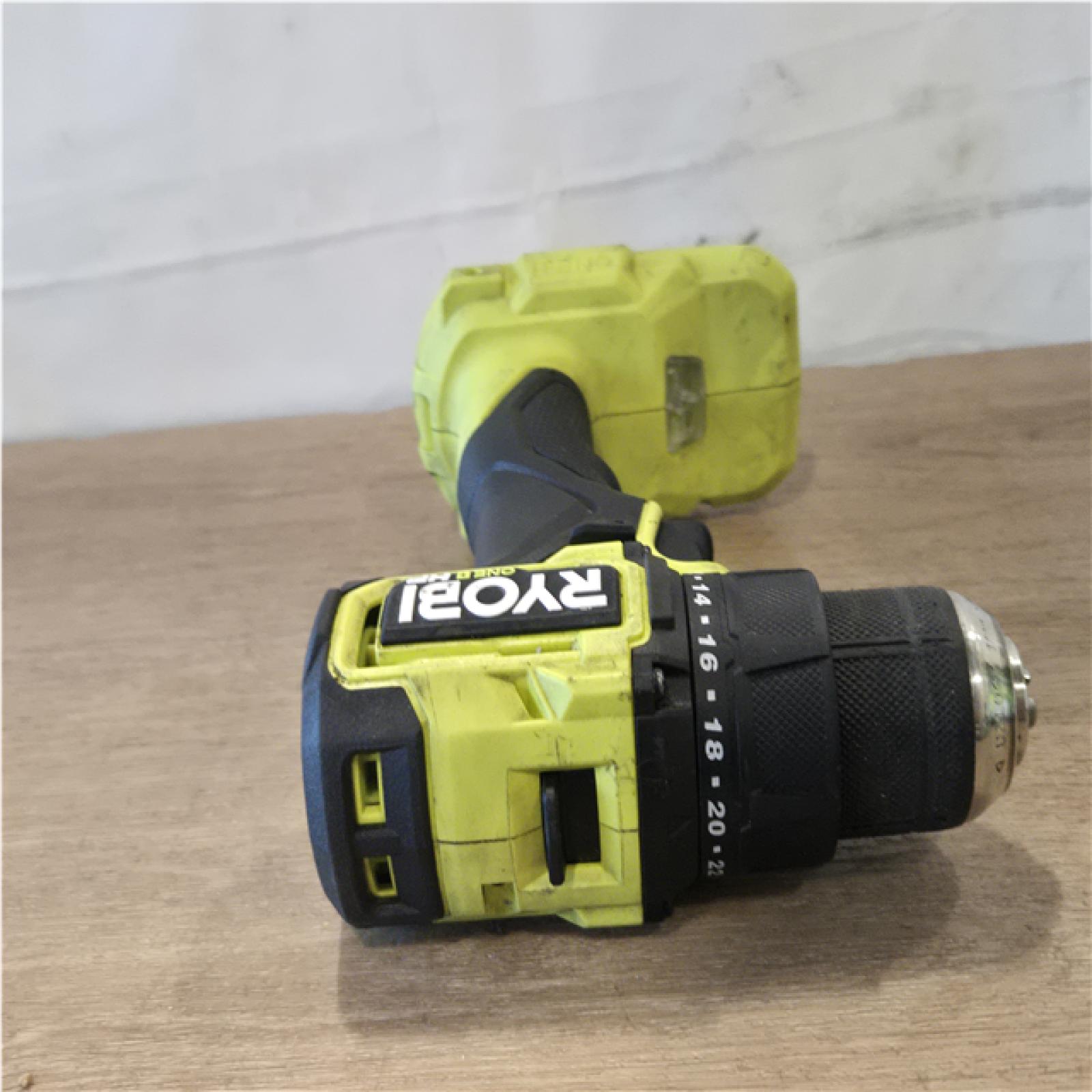 AS-IS ONE+ HP 18V Brushless Cordless Compact 1/2 in. Drill and Impact Driver Kit with (2) 1.5 Ah Batteries  Charger  and Bag
