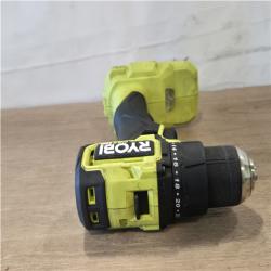 AS-IS ONE+ HP 18V Brushless Cordless Compact 1/2 in. Drill and Impact Driver Kit with (2) 1.5 Ah Batteries  Charger  and Bag