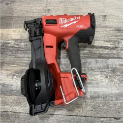 AS-IS Milwaukee FUEL 18-Volt Lithium-Ion Brushless Cordless Coil Roofing Nailer (Tool Only)