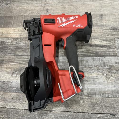 AS-IS Milwaukee FUEL 18-Volt Lithium-Ion Brushless Cordless Coil Roofing Nailer (Tool Only)
