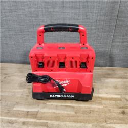 HOUSTON LOCATION - AS-IS Milwaukee M18 Packout Six Bay Rapid Charger (TOOL ONLY)