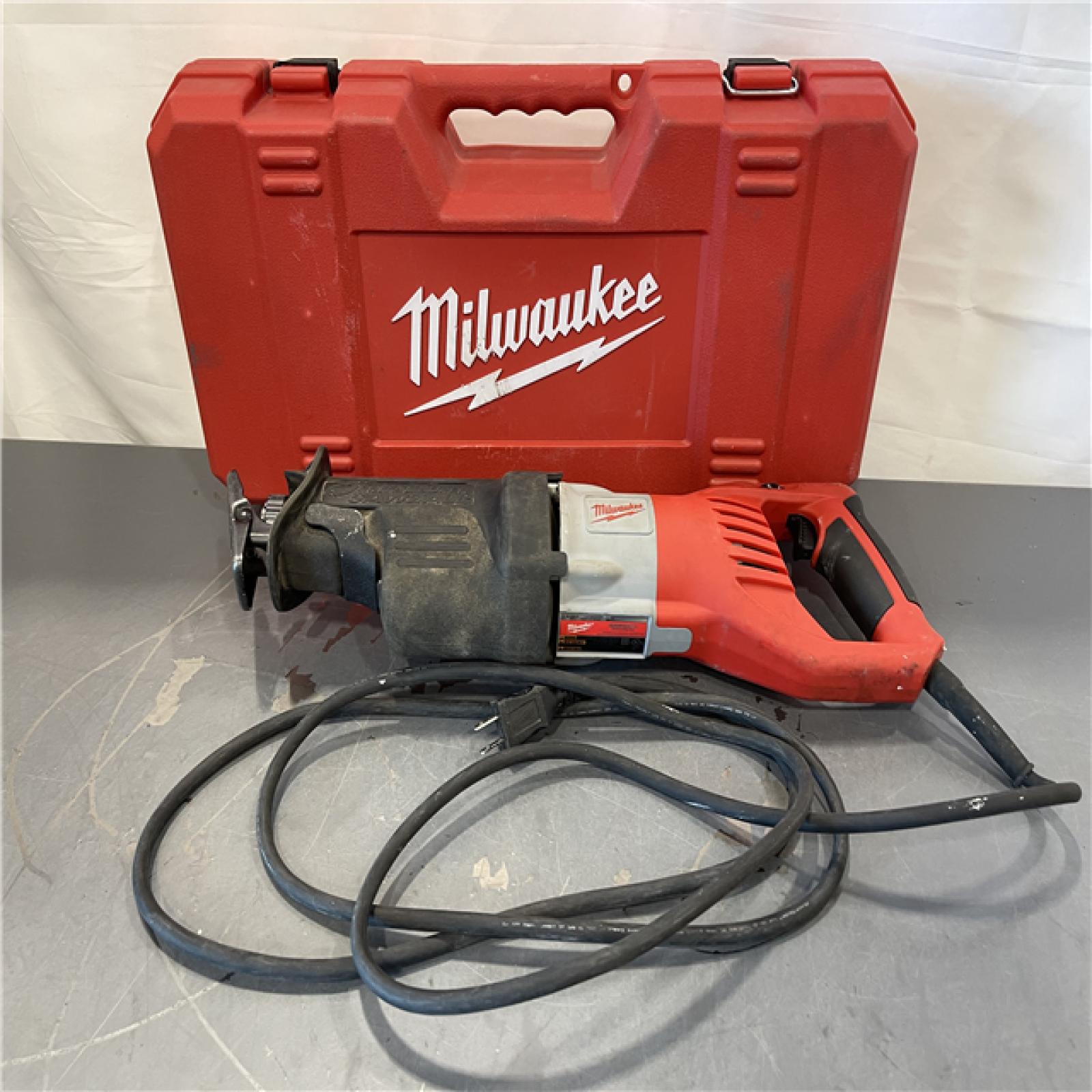 AS-IS - Milwaukee 15 Amp 1-1/4 in. Stroke Orbital SUPER SAWZALL Reciprocating Saw with Hard Case