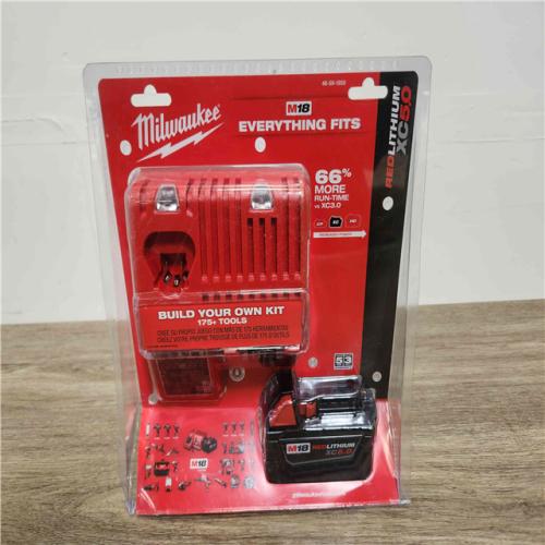 Phoenix Location NEW Sealed Milwaukee M18 18-Volt Lithium-Ion XC Starter Kit with One 5.0Ah Battery and Charger