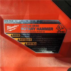 HOUSTON LOCATION - AS-IS (APPEARS LIKE NEW) M18 FUEL ONE-KEY 18V Lithium-Ion Brushless Cordless 1-3/4 in. SDS-MAX Rotary Hammer with Two FORGE 12.0 Ah Battery & CHARGER