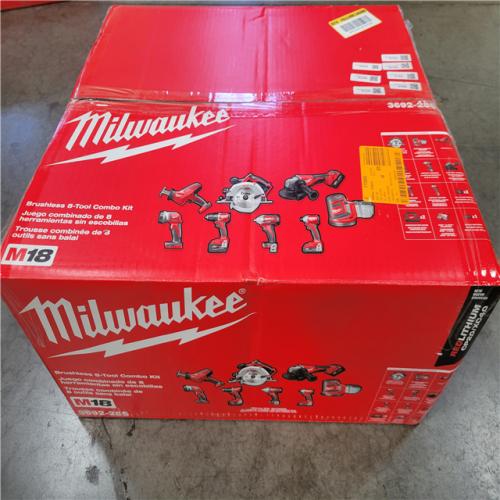 CALIFORNIA NEW MILWAUKEE BRUSHLESS 8-TOOL COMBO KIT
