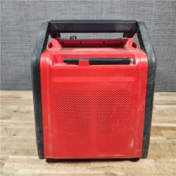 HOUSTON LOCATION - AS - IS Milwaukee Lithium-Ion Cordless PACKOUT Jobsite Radio/Speaker with Built-In Charger