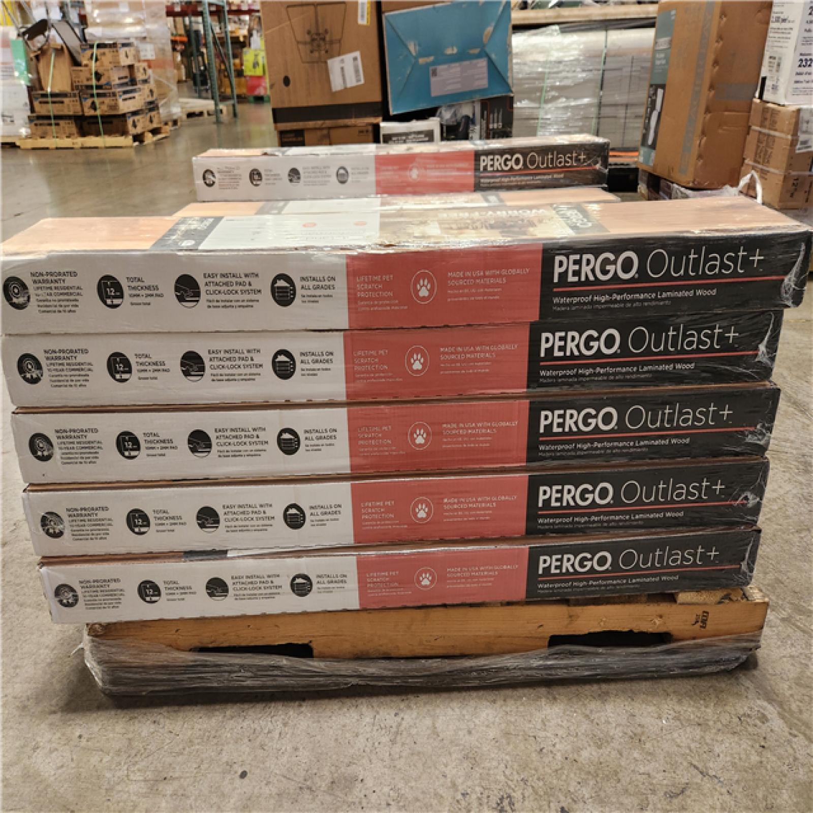 Phoenix Location NEW Pergo Outlast+ Arden Blonde Hickory 12 mm T x 6.1 in. W Waterproof Laminate Wood Flooring (419 sqft/26 case)