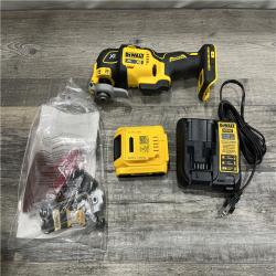 AS-IS DEWALT 20V MAX XR Cordless Brushless 3-Speed Oscillating Multi Tool Kit