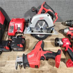 HOUSTON LOCATION - AS-IS Milwaukee 5 Tool Combo Kit W/ (2) Battery & Charger
