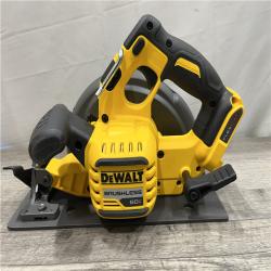 AS-IS DEWALT FLEXVOLT 60V MAX Cordless Brushless 7-1/4 in. Circular Saw with Brake (Tool Only)