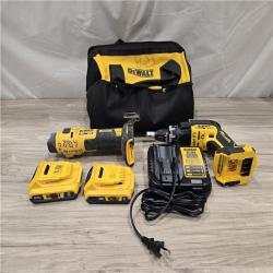 AS-IS DeWalt 20V Cordless Screwgun and Cut-Out Tool Combo Kit