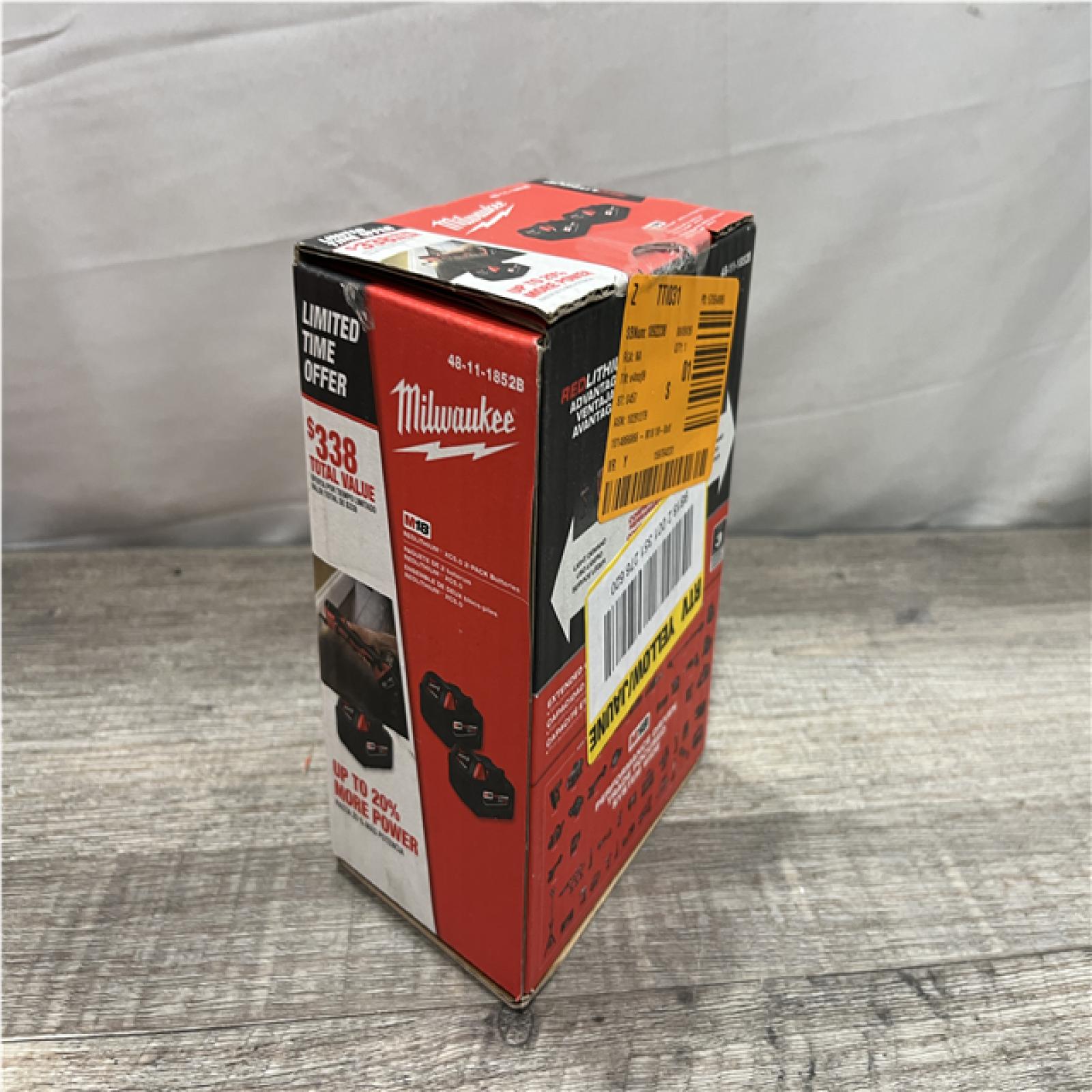 NEW - Milwaukee 18-Volt Lithium-Ion XC Extended Capacity 5.0 Ah Battery Pack (2-Pack)