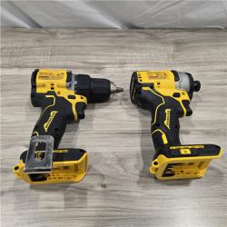 LIKE NEW! - Dewalt 20V MAX ATOMIC Compact Cordless Drill Driver and Impact Driver Combo Kit
