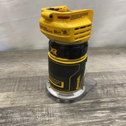 AS-IS DEWALT 20V MAX XR Cordless Brushless Fixed Base Compact Router (Tool Only)