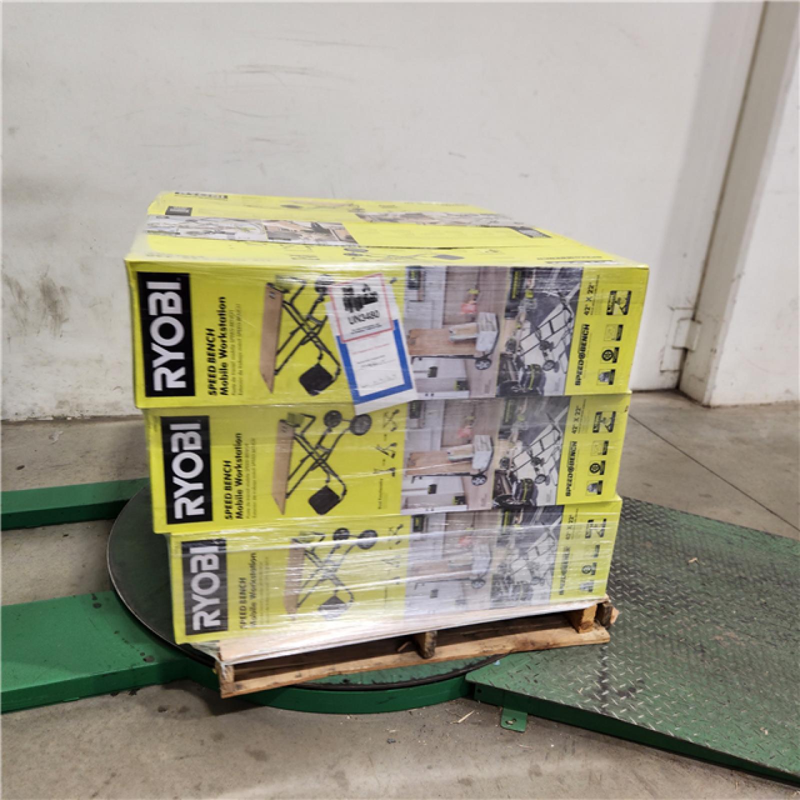 Dallas Location - NEW- RYOBI SPEED BENCH Mobile Workstation(Lot Of 6)