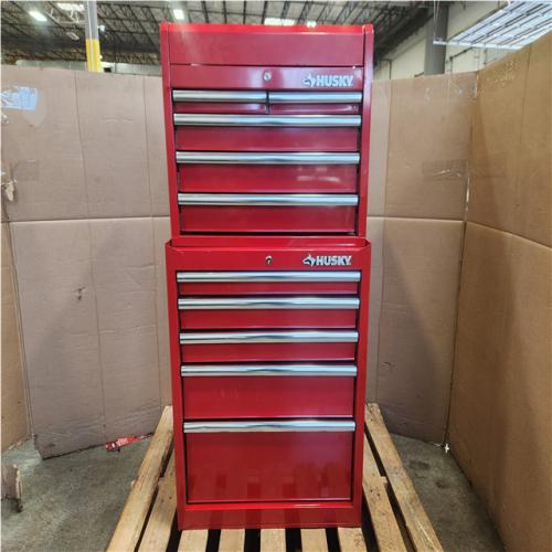 Phoenix LIKE NEW Husky Tool Storage 27 in. W x 18 in. D Standard Duty Red Rolling Tool Chest Combo