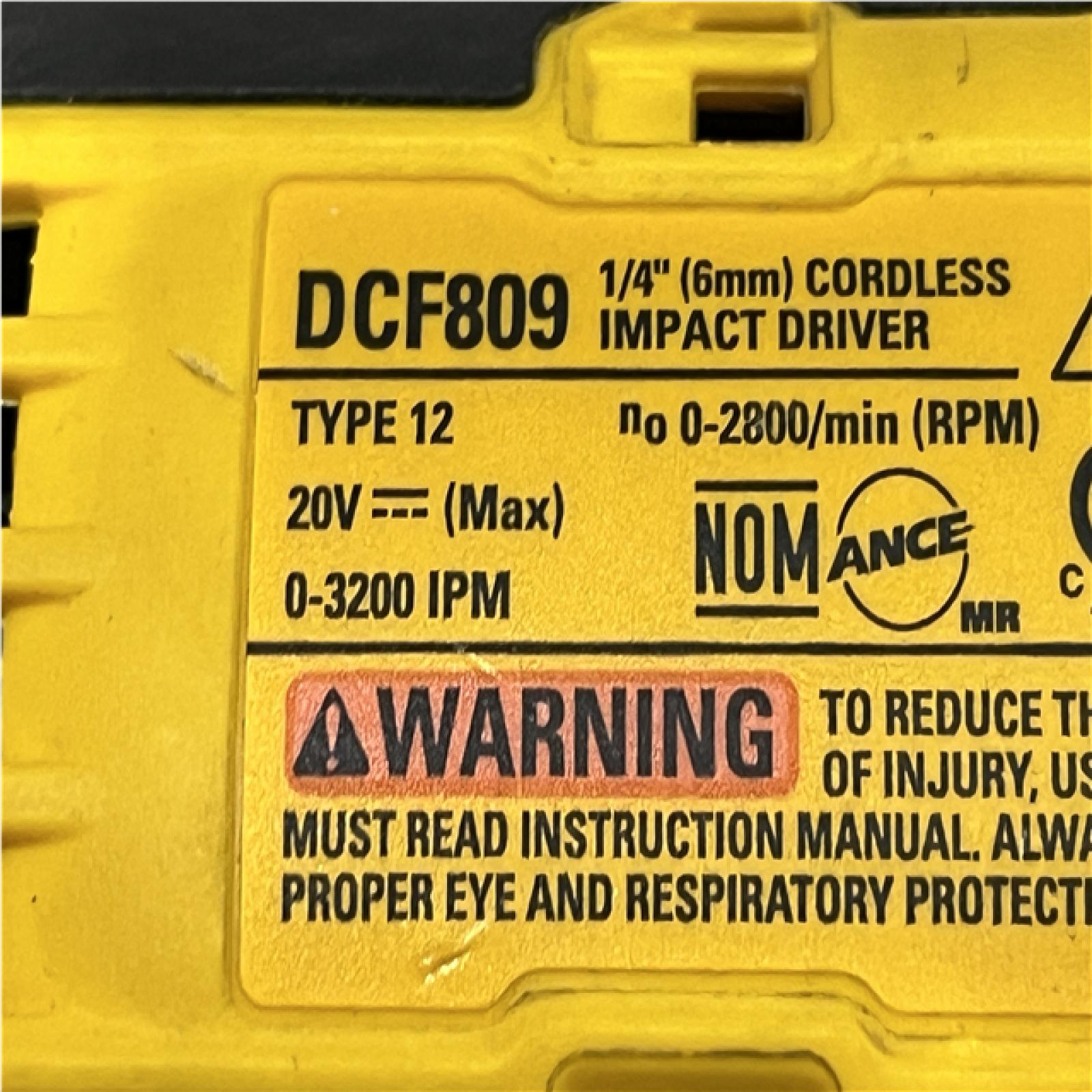 AS-IS DEWALT Atomic 20V Max Lithium-Ion Brushless Cordless Compact 1/4 in. Impact Driver Kit