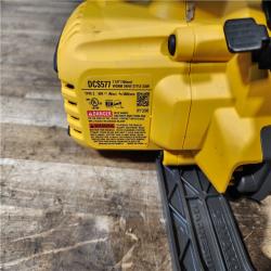 HOUSTON LOCATION - AS-IS DEWALT FLEXVOLT 60V MAX Cordless Brushless 7-1/4 in. Wormdrive Style Circular Saw (Tool Only)